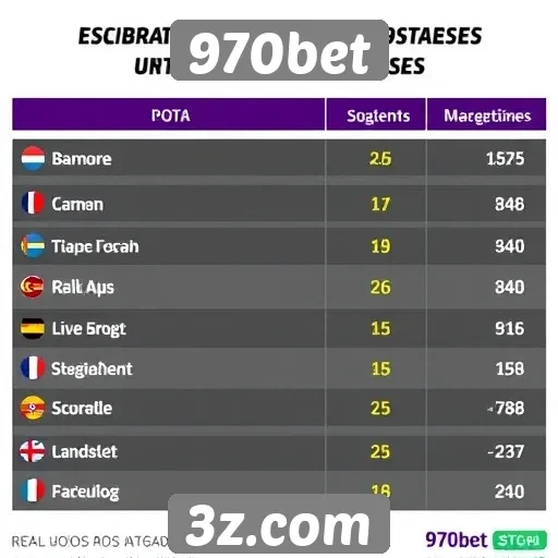 Estatísticas de jogos populares no 970bet
